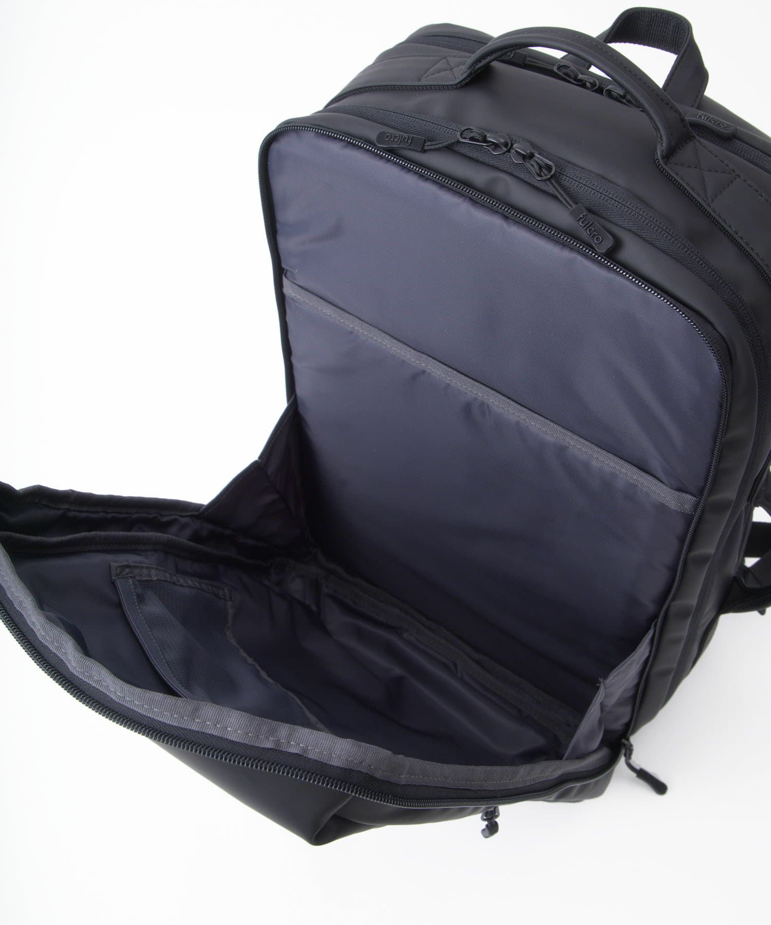 fulcro フルクロ バックパック リュック  PC収納 15インチ 耐水 キャリーオン Explorer fia-3014 ブラック