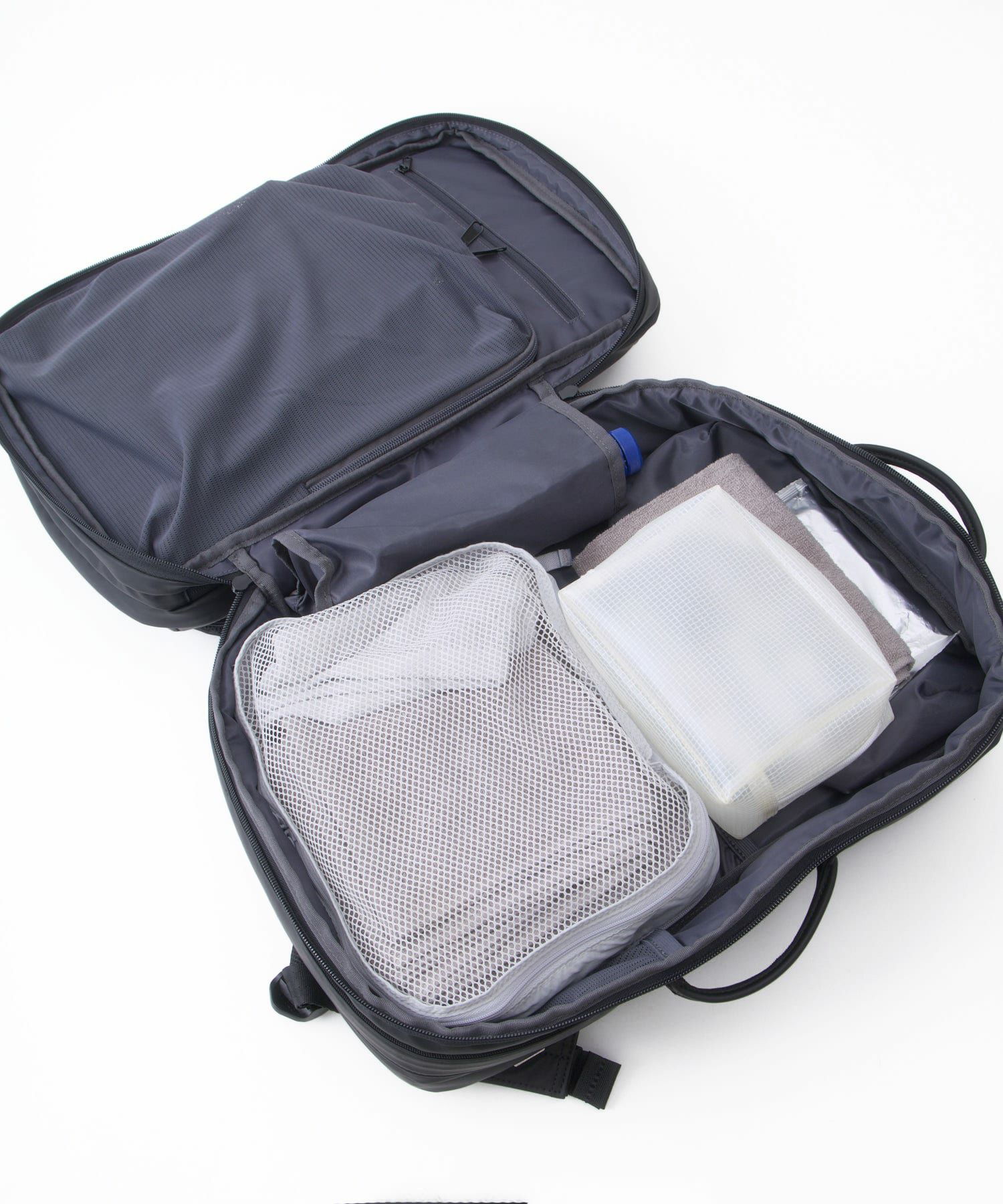 fulcro フルクロ バックパック リュック  PC収納 15インチ 耐水 キャリーオン Explorer fia-3014 ブラック