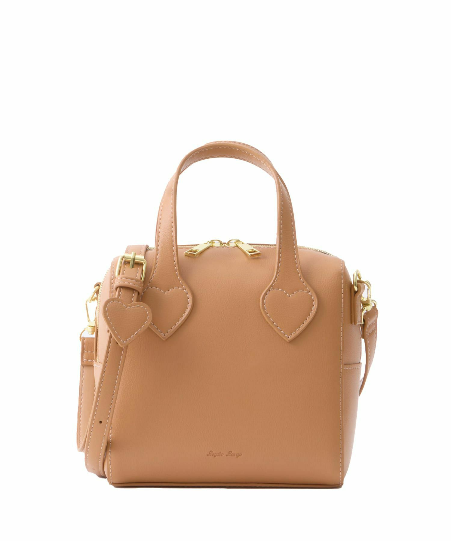 Legato Largo ショルダーバッグ ２WAY 軽量 ハートステッチ LH-W0133　ライトブルー