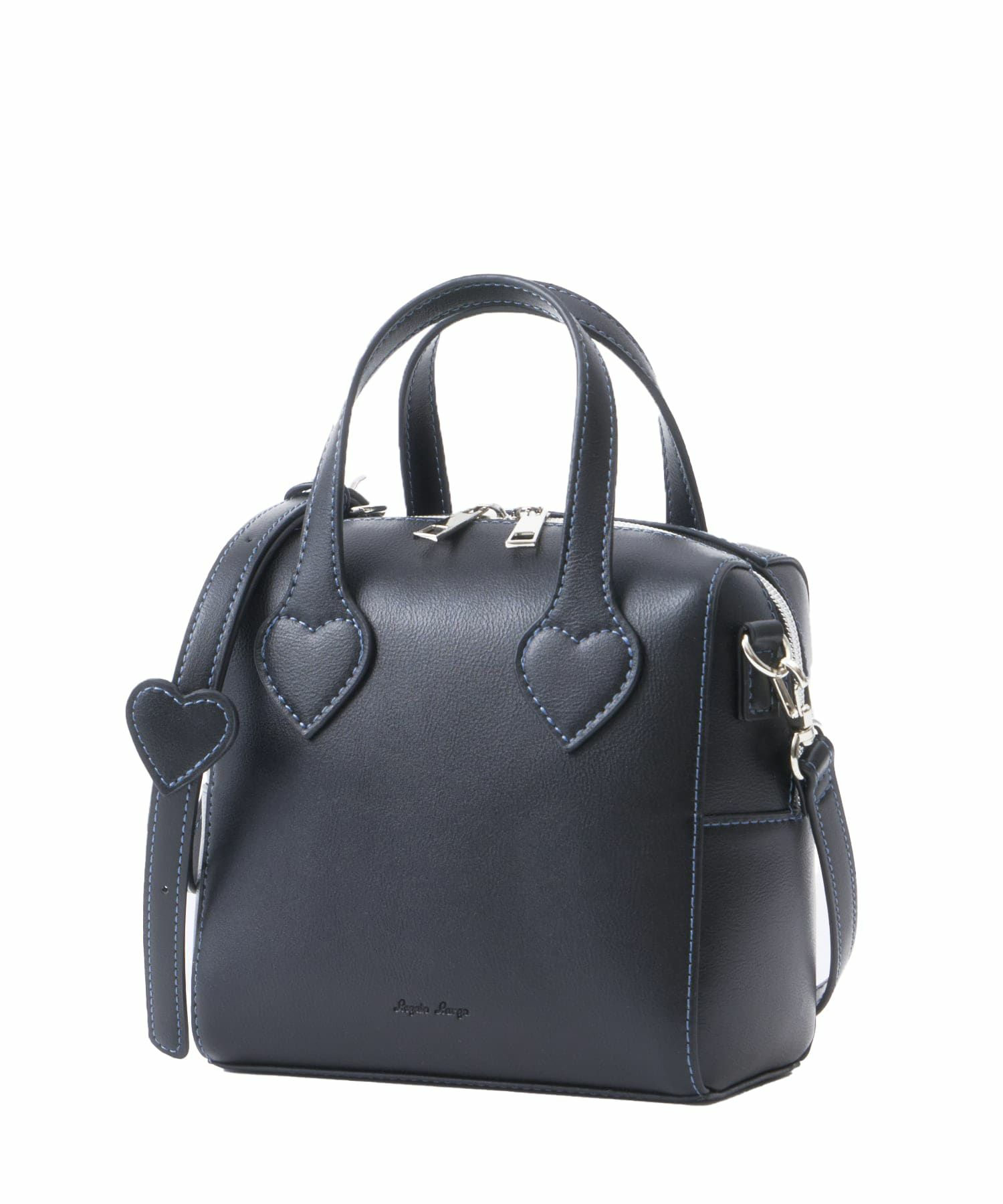 Legato Largo ショルダーバッグ ２WAY 軽量 ハートステッチ LH-W0133 ブラック