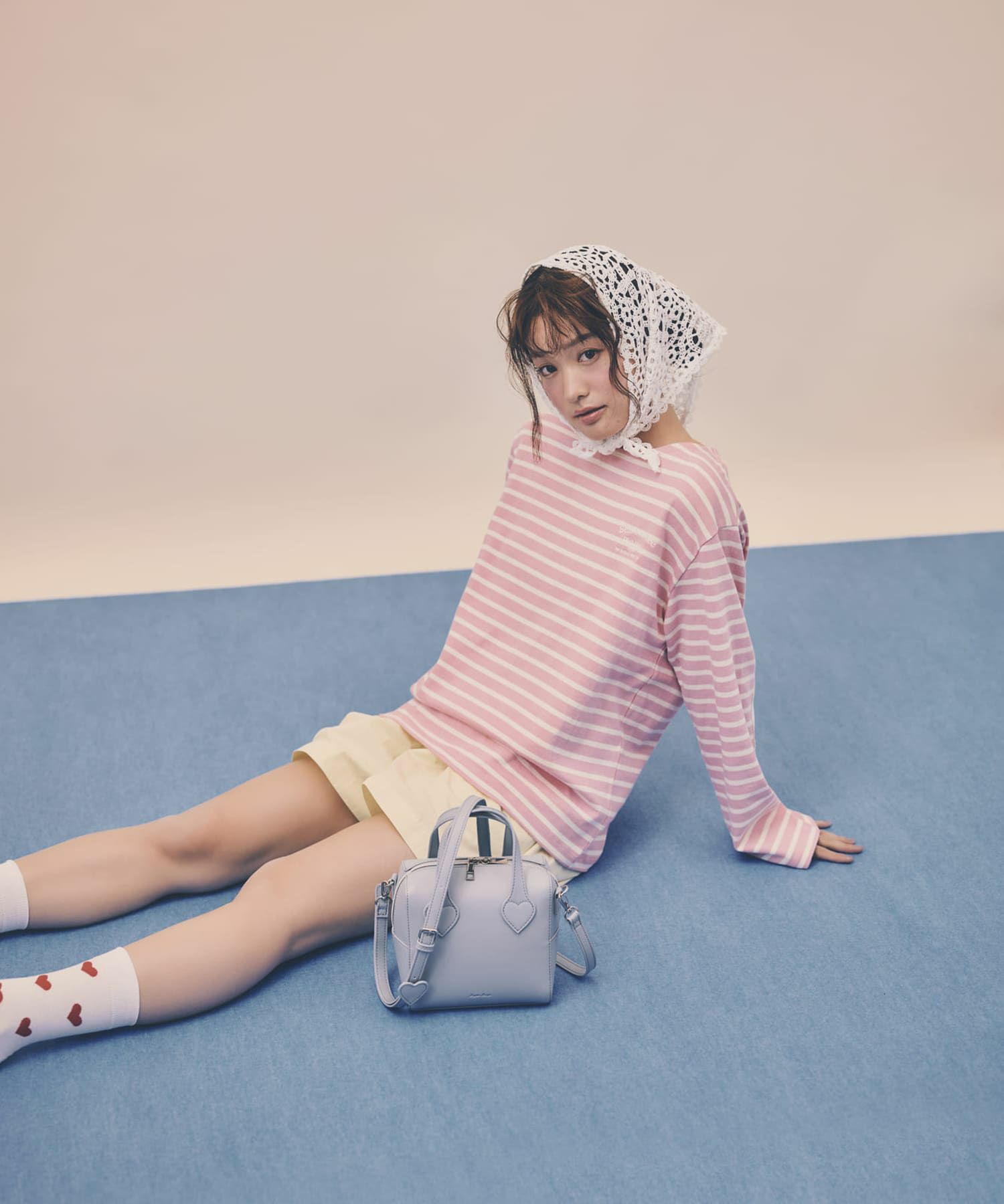 Legato Largo ショルダーバッグ ２WAY 軽量 ハートステッチ LH-W0133