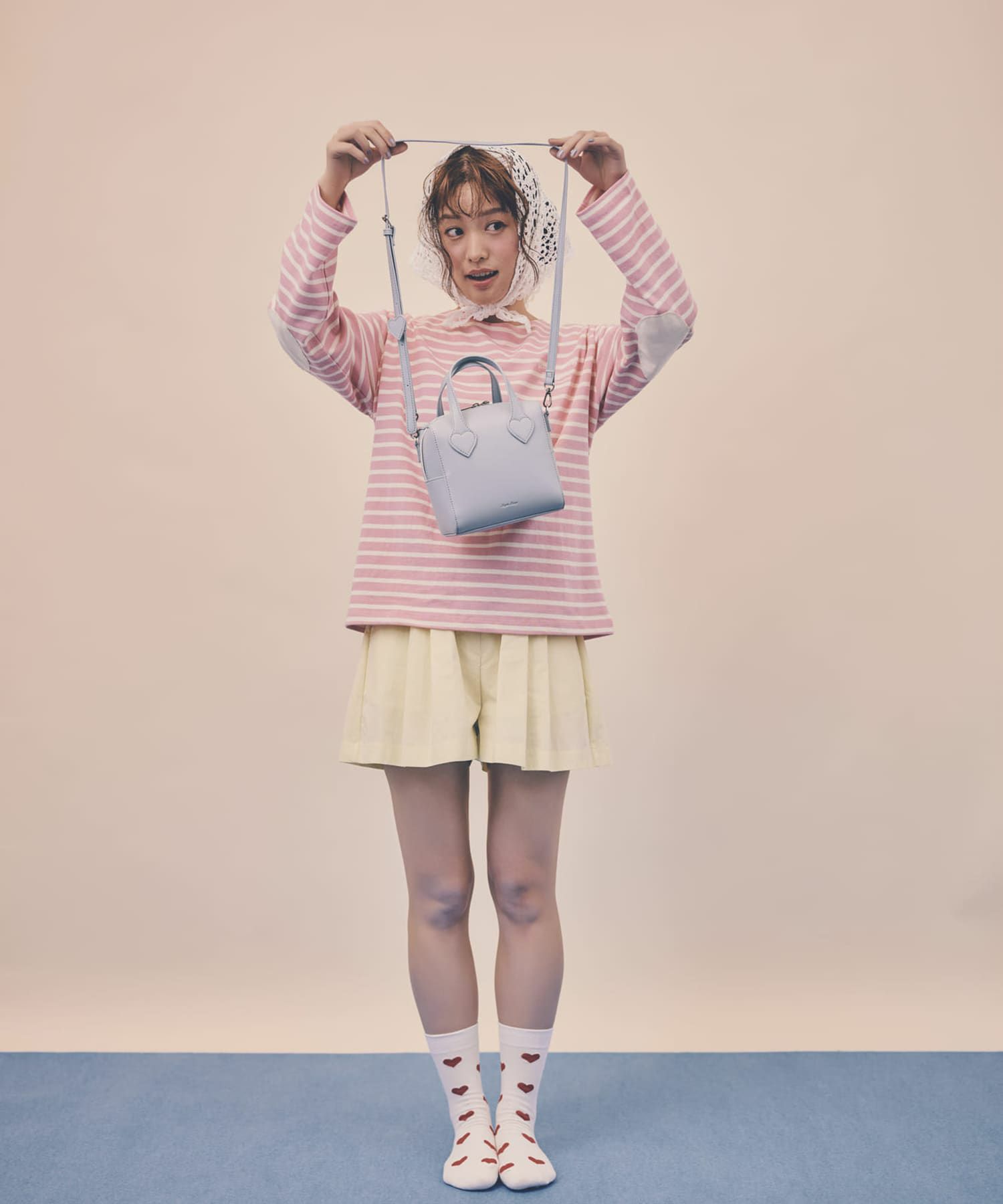 Legato Largo ショルダーバッグ ２WAY 軽量 ハートステッチ LH-W0133