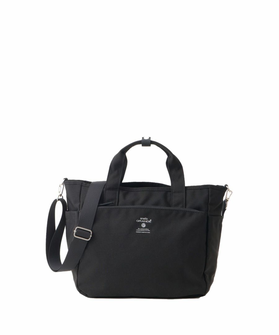 アネログランデ  2WAY トートバッグ CABIN ダークブラック