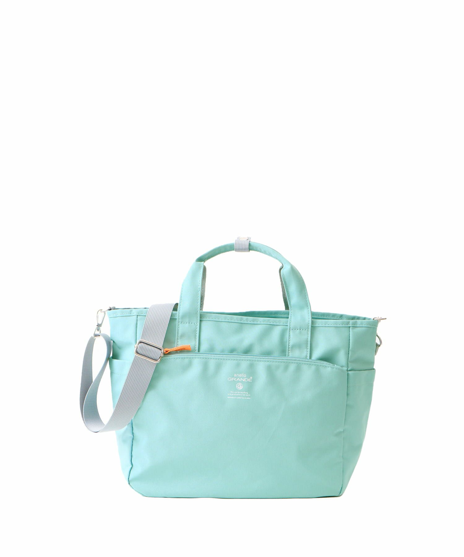 アネログランデ  2WAY トートバッグ ミントグリーン