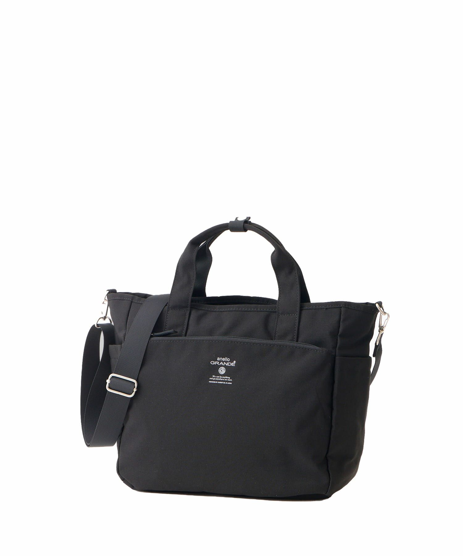 アネログランデ  2WAY トートバッグ ダークブラック