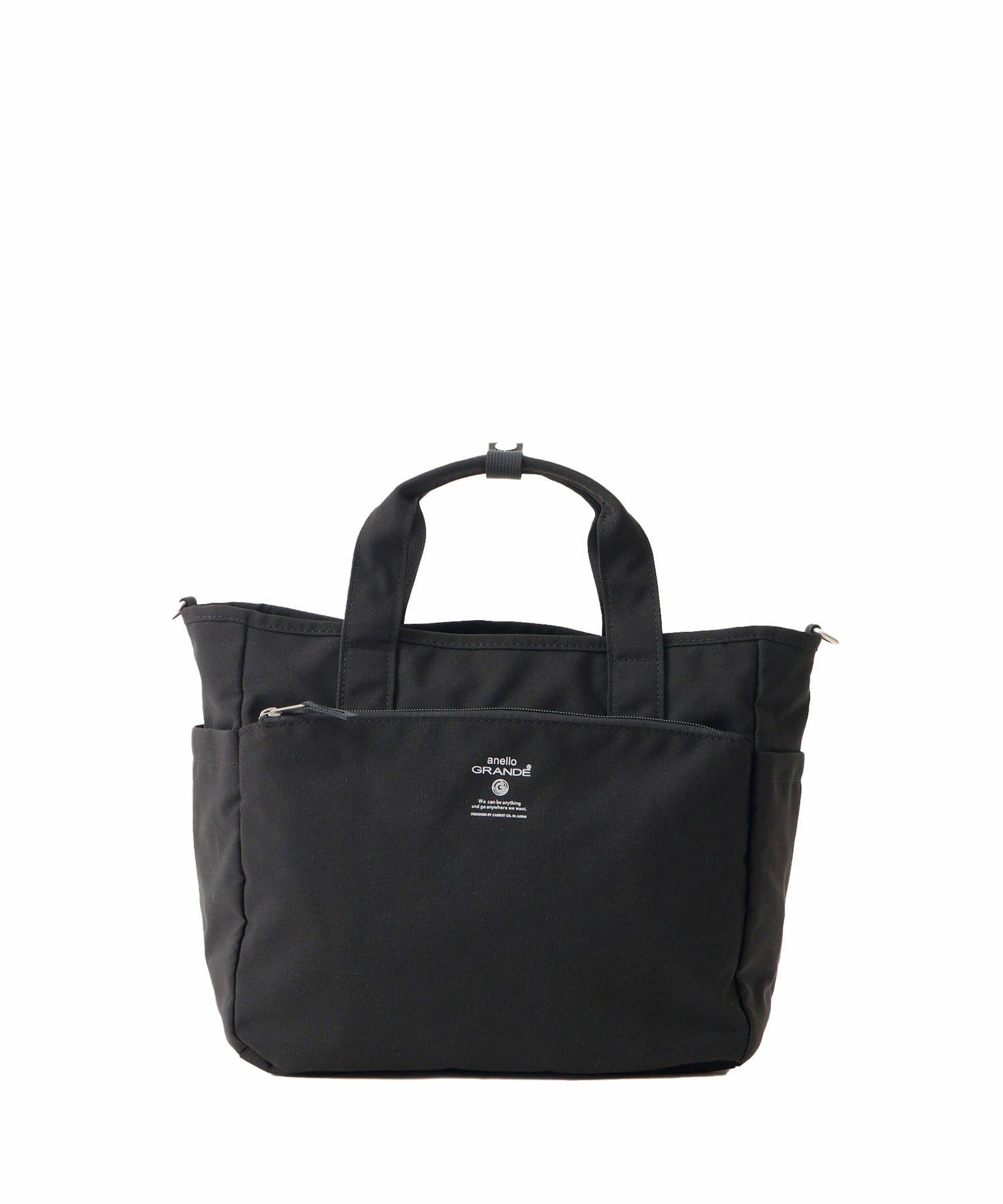 アネログランデ  2WAY トートバッグ ダークブラック