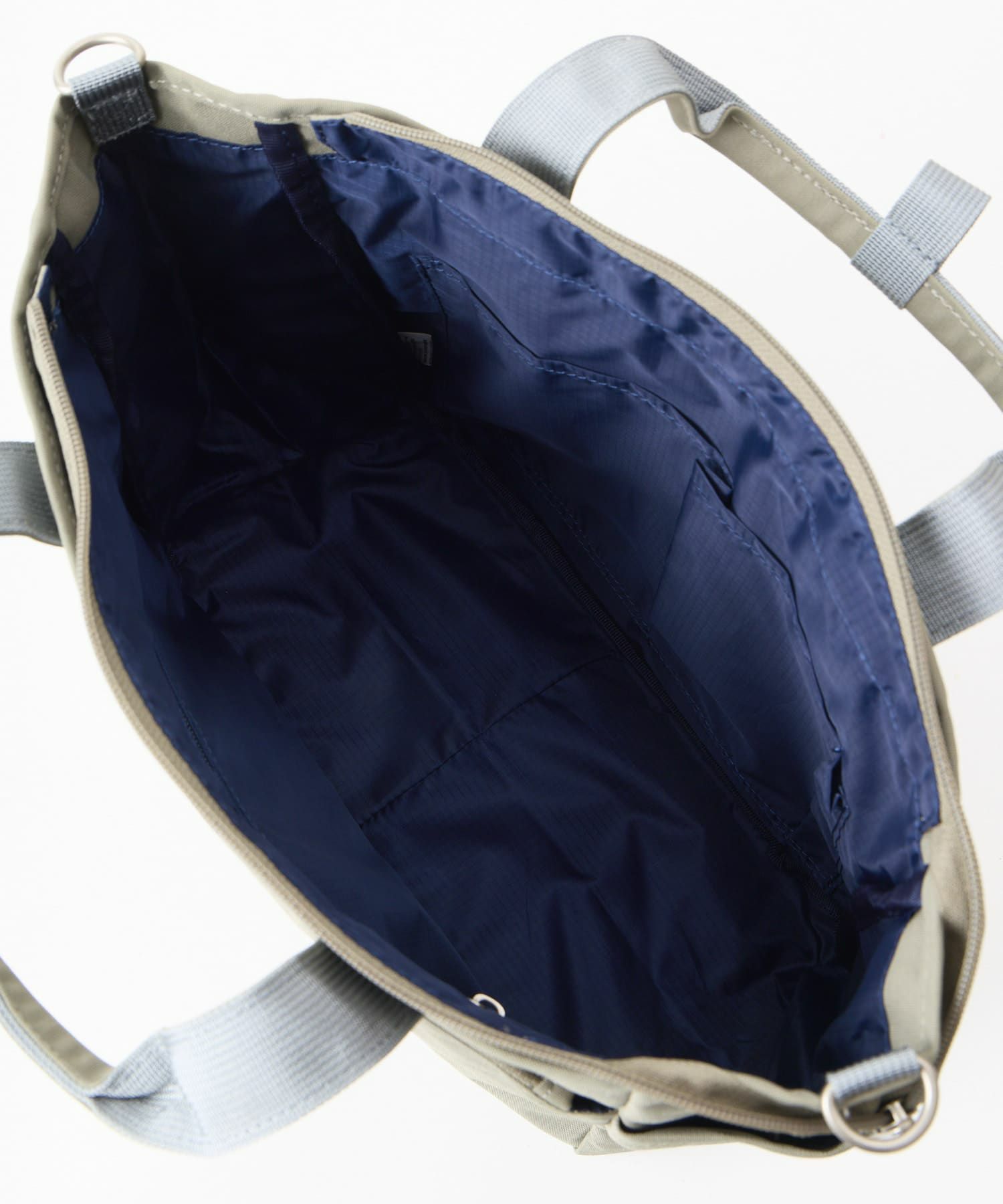 アネログランデ  2WAY トートバッグ グレーベージュ